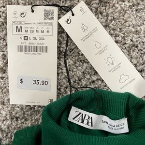 Zara Green Turtlenecks